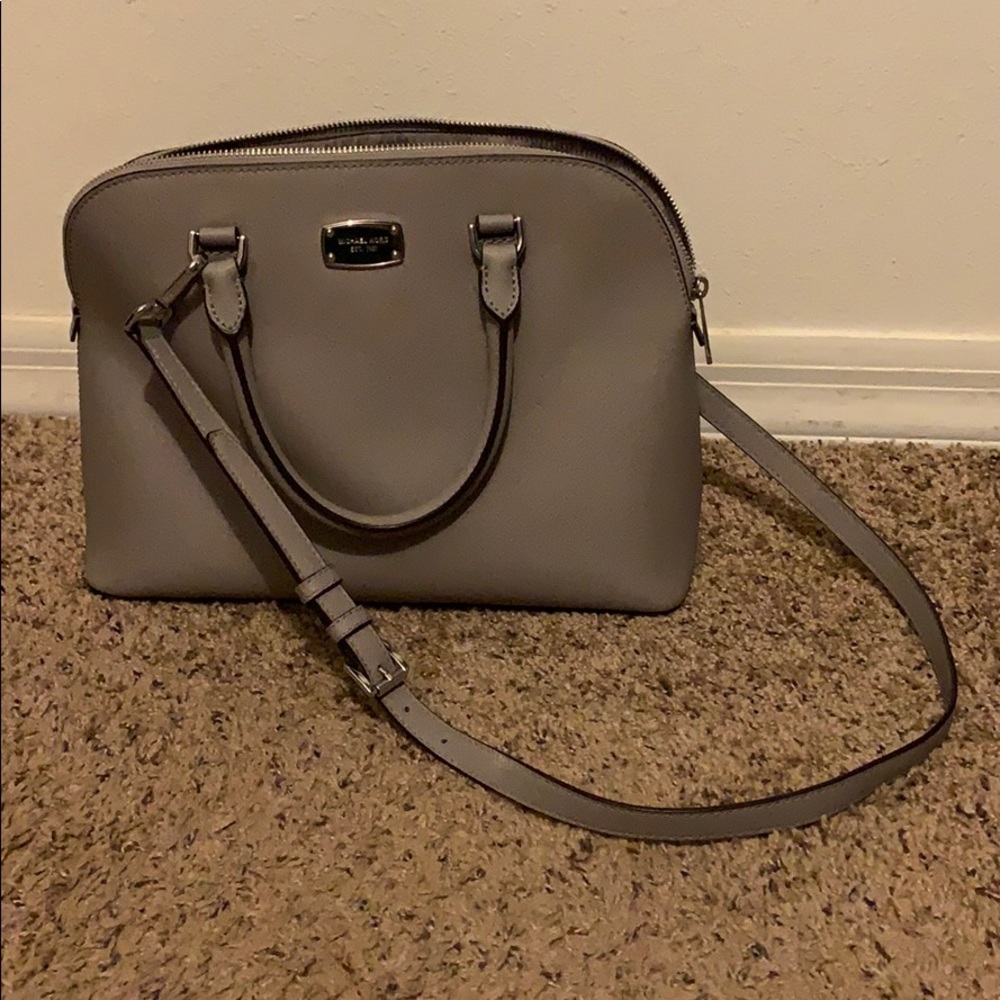 Light gray Michael Kors purse